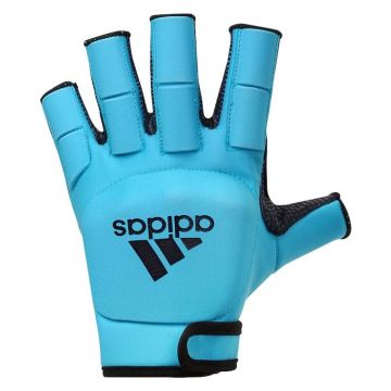 Adidas Hockey OD Hockey Gloves - Cyan/Navy - Left