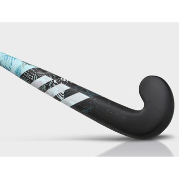 2023/24 Adidas Youngstar .9 Junior Hockey Stick - Black/Aqua