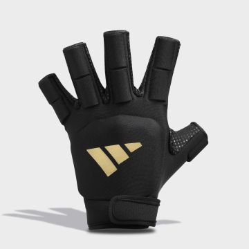 2023/24 Adidas Hockey OD Hockey Gloves - Black/Gold