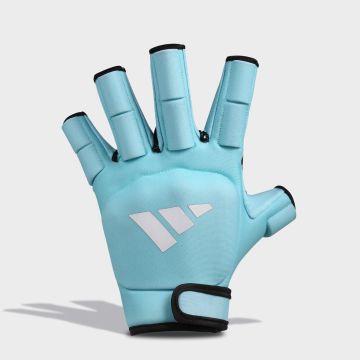 2023/24 Adidas Hockey OD Hockey Gloves - Aqua/White