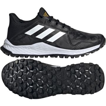 2023/24 Adidas Youngstar Hockey Shoes - Black/White