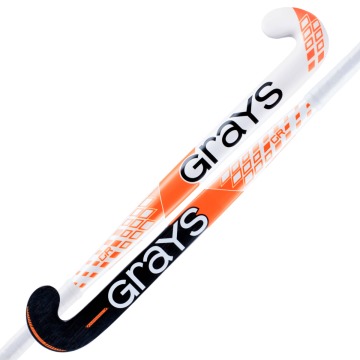 2023/24 GRAYS GR 6000 Dynabow Hockey Stick - White/Orange