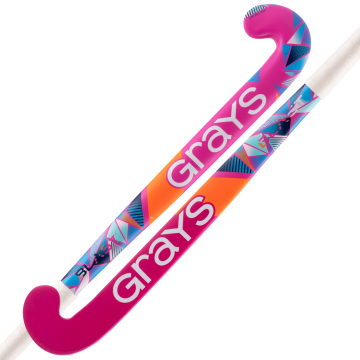 Grays Blast Ultrabow Junior Hockey Stick - Pink