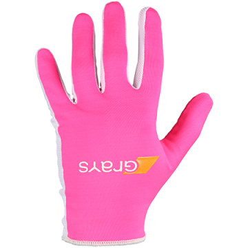 Grays Skinful Hockey Gloves - Fluo Pink/White