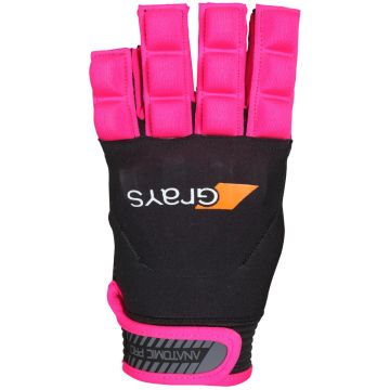2023/24 Grays Anatomic Pro Hockey Glove - Black/Fluo Pink