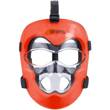 Grays Hockey Facemask - Orange/Clear
