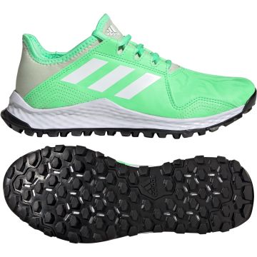  Adidas Youngstar Hockey Shoes - Green/White
