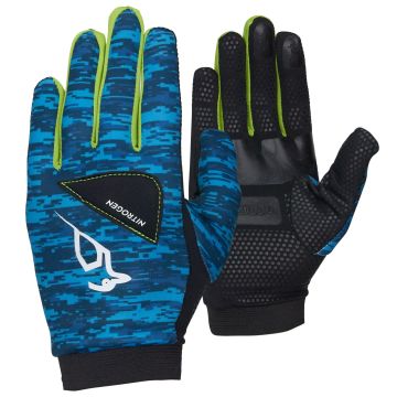 2017/18 Kookaburra Nitrogen Gloves Turquoise Digital Hockey Gloves